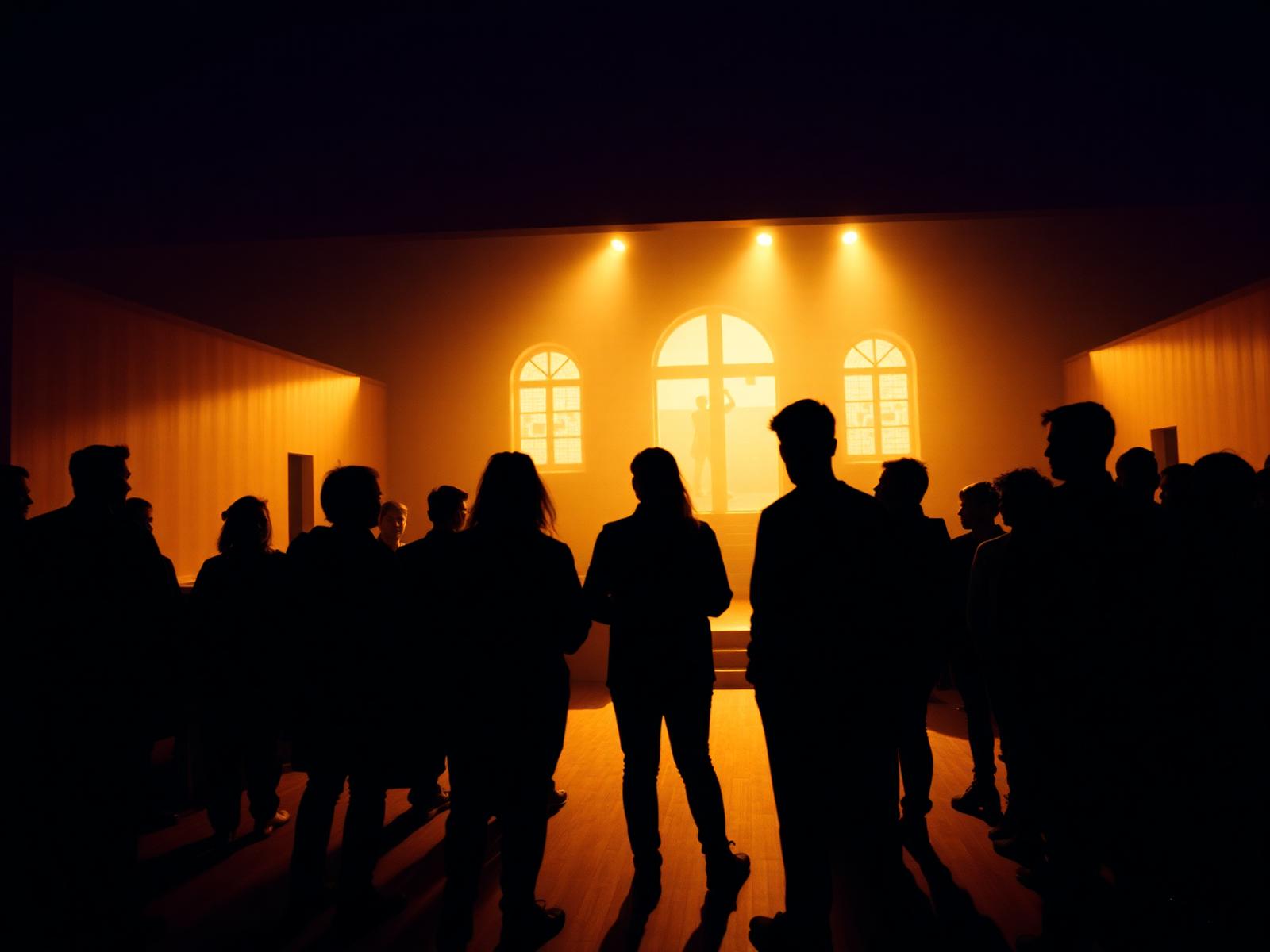 Church youth group gathering